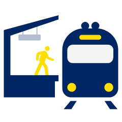 Train at the station