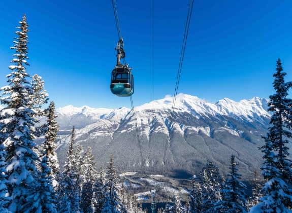 Gondola in Banff BC Canada