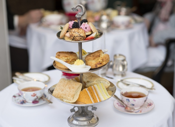 Tea Party with sandwiches