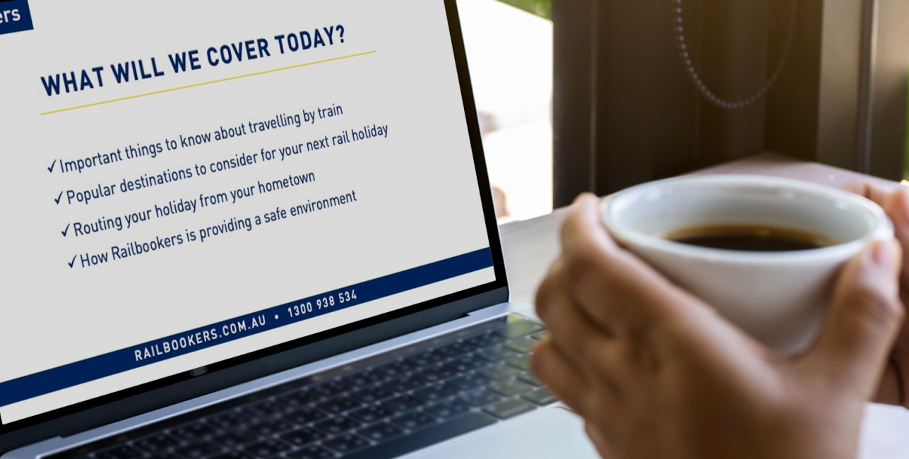 webinar details on computer screen for RBAU