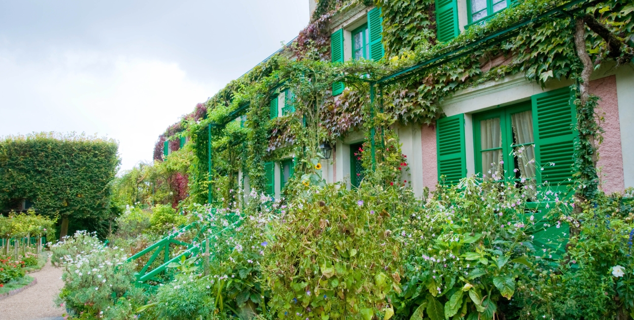 Claude Monet's garden and house in Giverny France