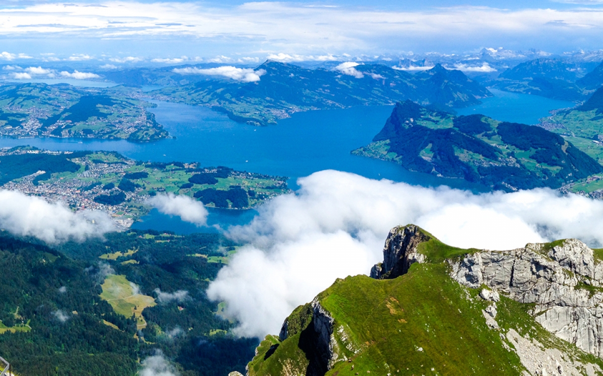 Panoramic View Mount Pilatus Panoramic View Mount Pilatus
