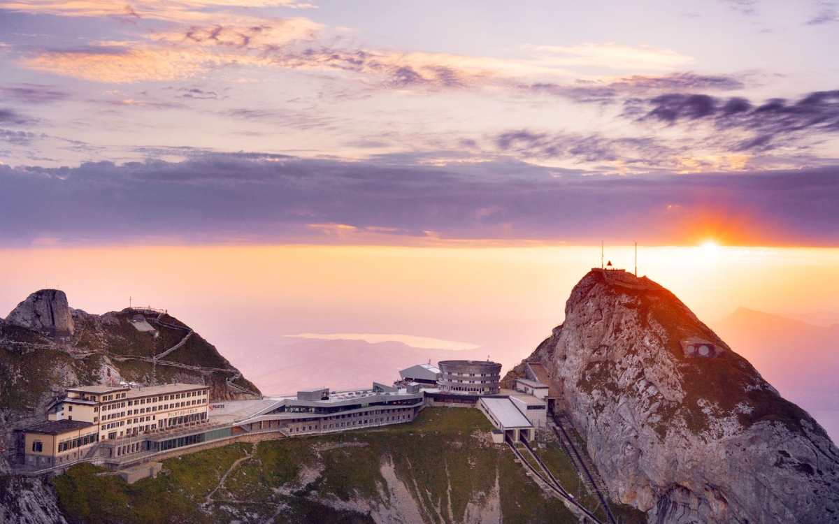 Sunrise on Mount Pilatus Mount Pilatus at Sunrise