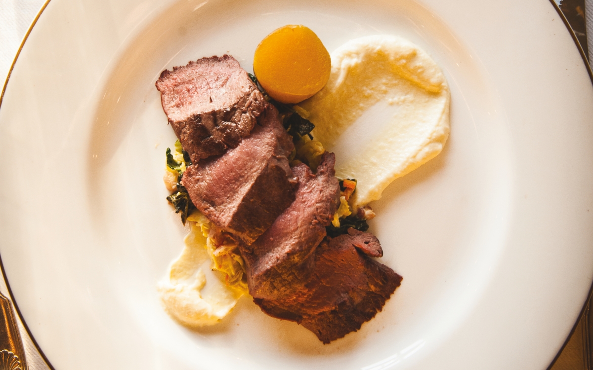 gourmet meals served on the Belmond Royal Scotsman