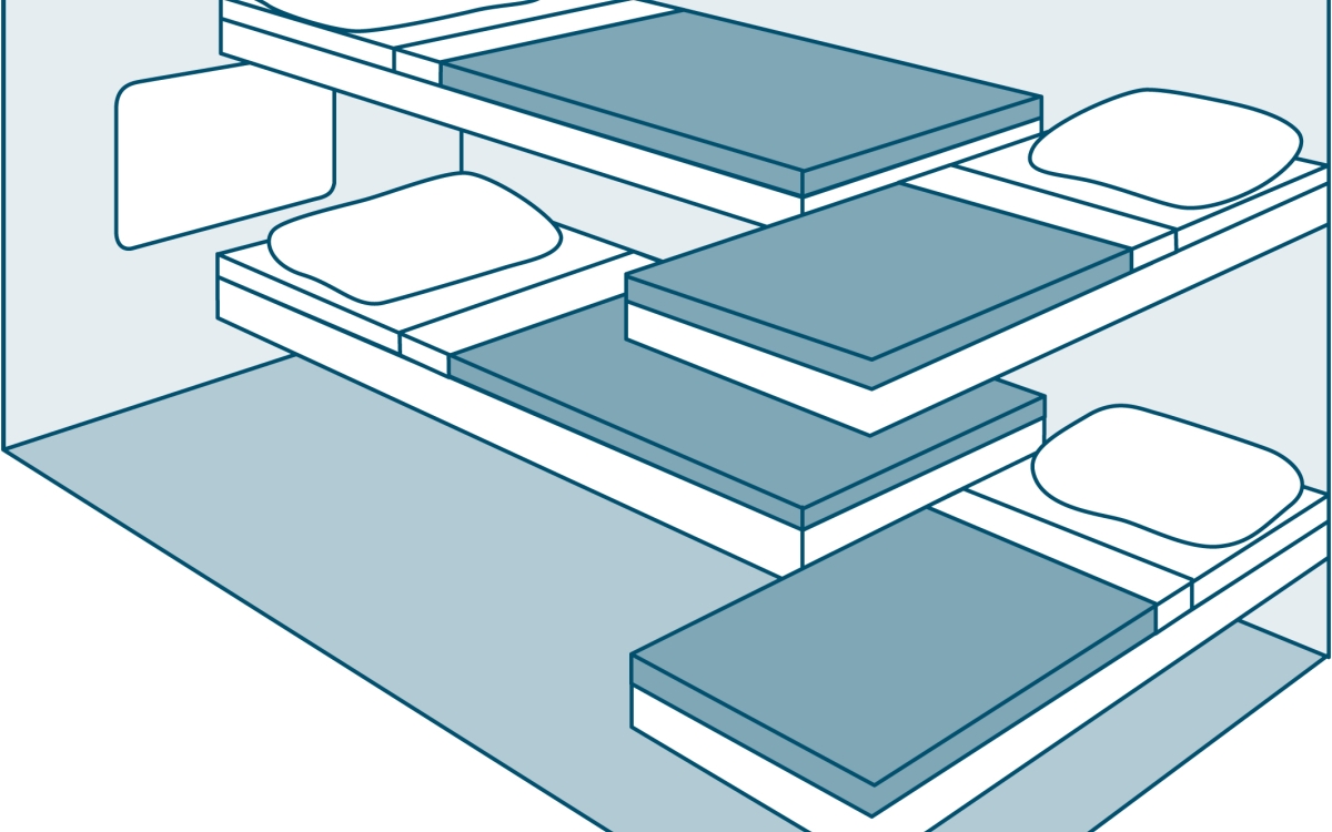 Amtrak's family bedroom diagram