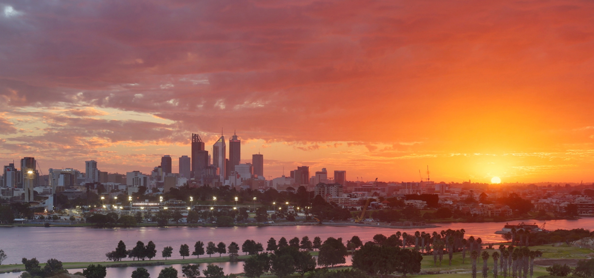 Perth Australia Sunset Hero Perth Australia Sunset Hero