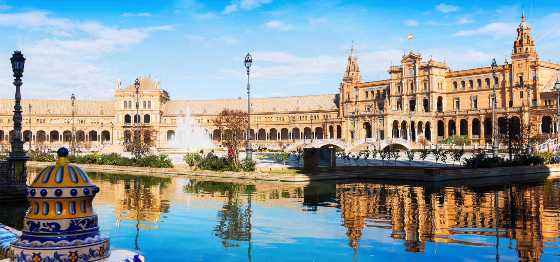 Seville-Plaza-de-Espana by rail with railbookers