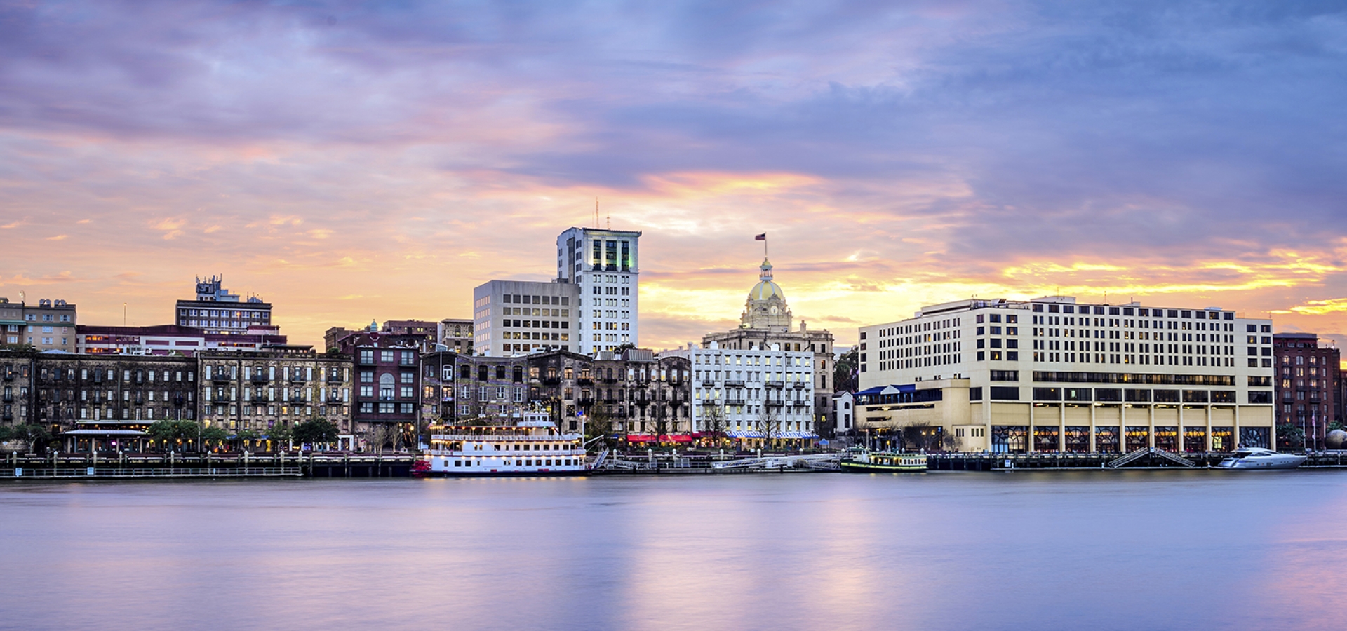 Savannah, Georgia Riverfont Skyline Savannah, Georgia Riverfont Skyline