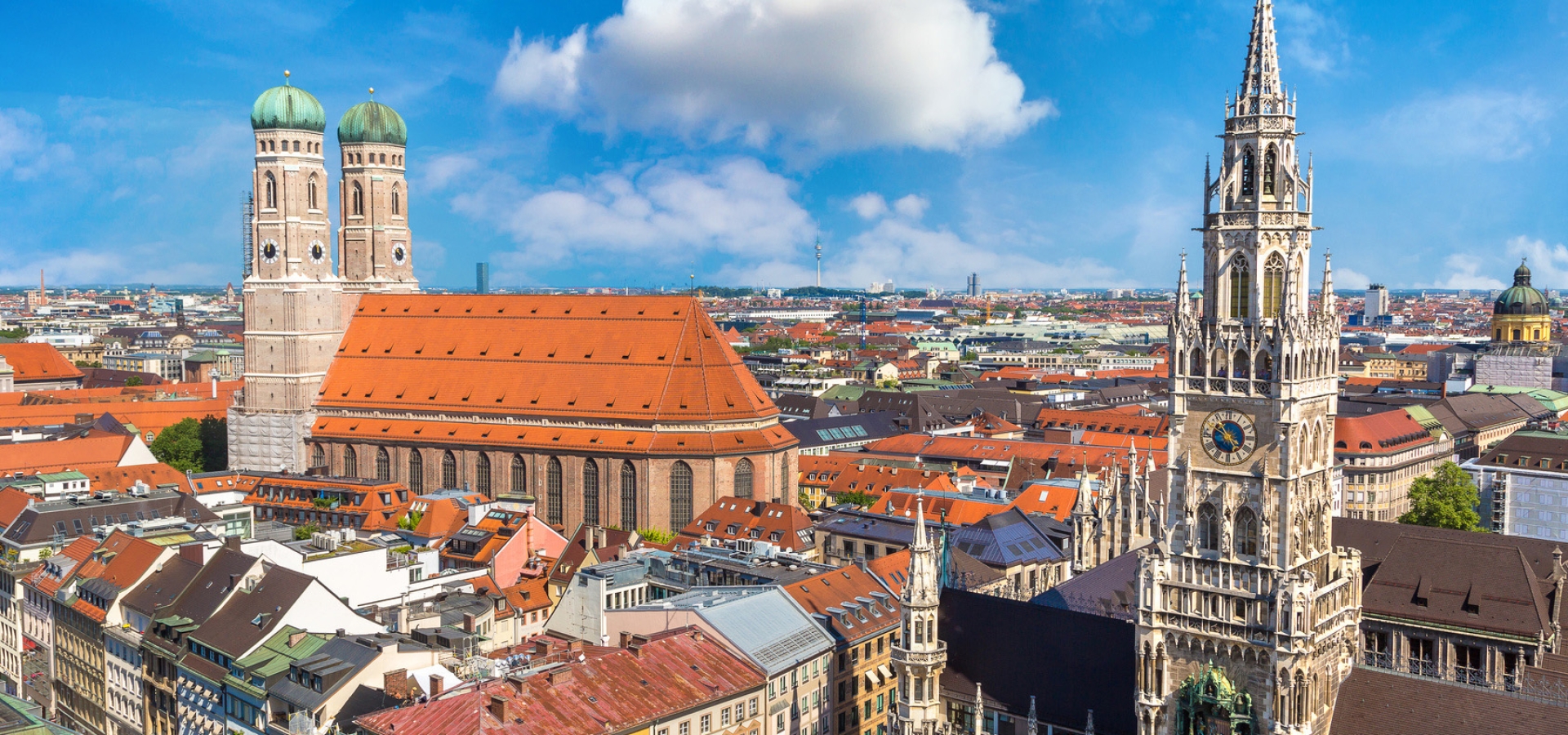 Panoramic view of Munich, Germany Panoramic view of Munich, Germany
