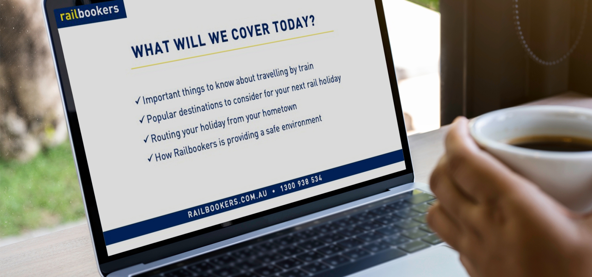 webinar details on computer screen