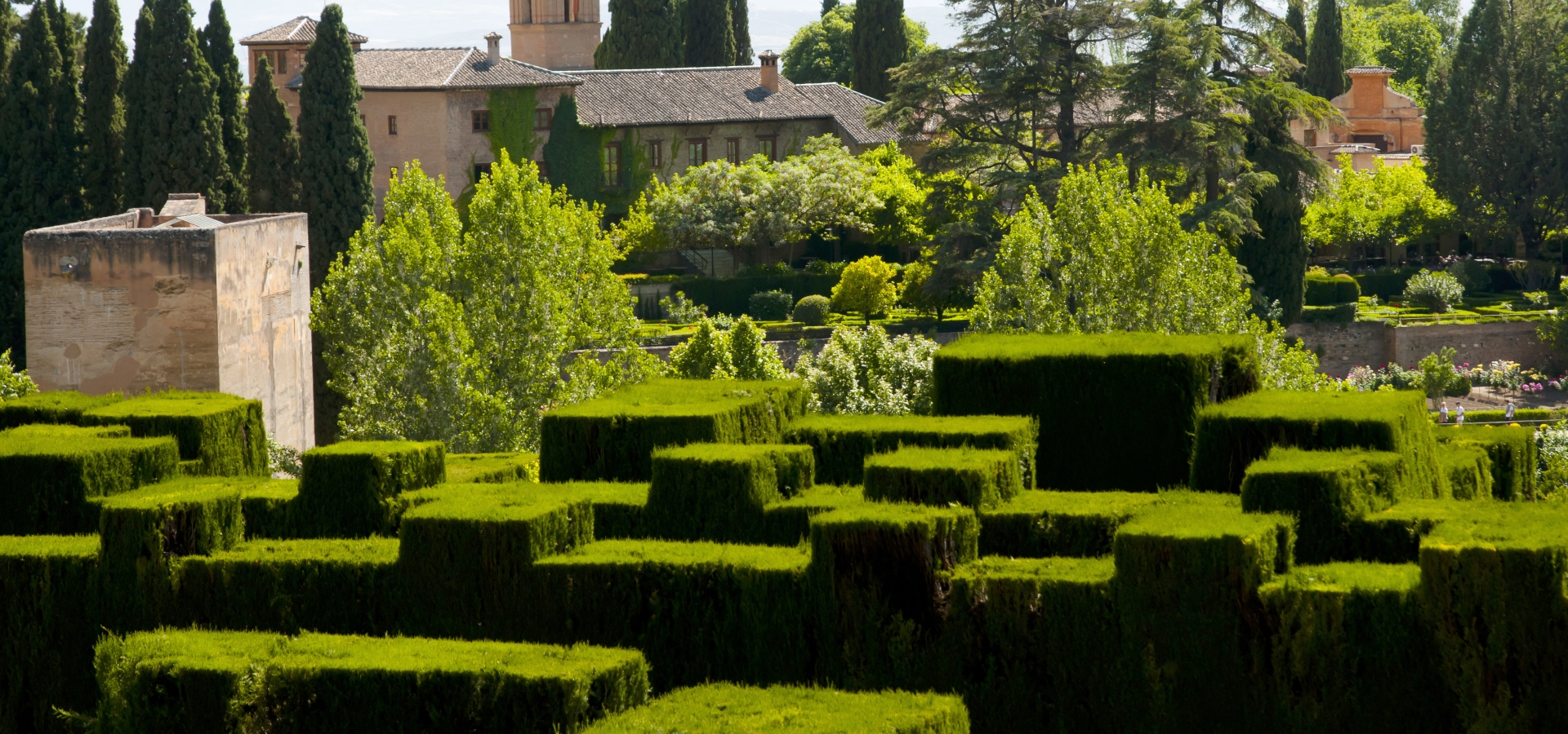 Generalife Garden in the Alhambra - Granada - Spain