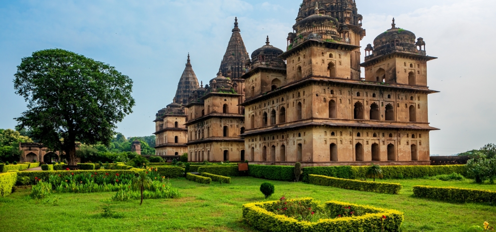 Royal Chhatris or Cenotaphs are the historical monuments situated on the banks of River Betwa in Orchha, Madhya Pradesh,