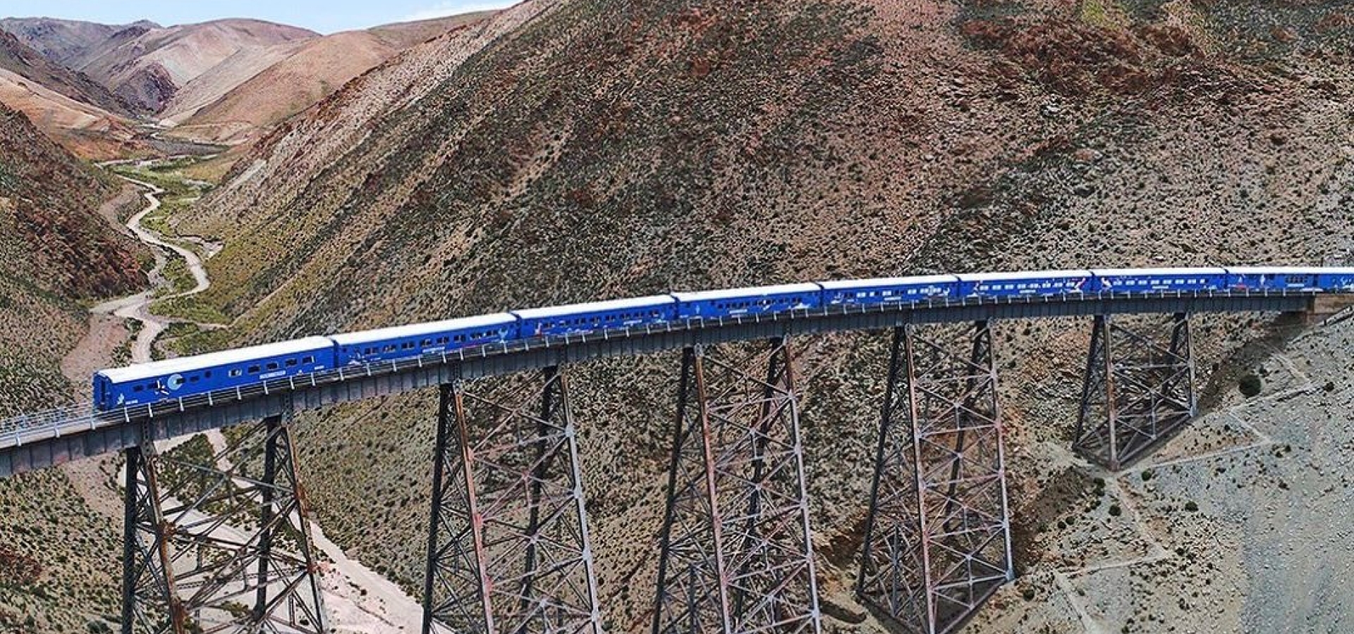 The tren a las nubes known as the train to the clouds in argentina