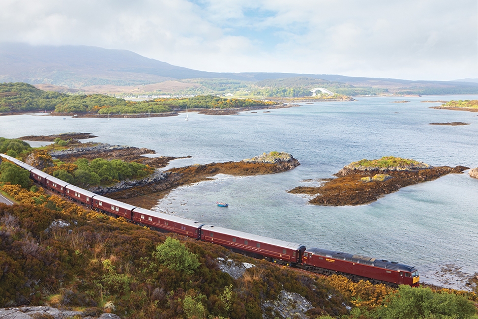 Belmond Royal Scotsman train scenic view