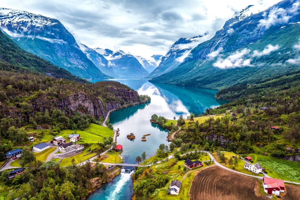 Norway Fjords River
