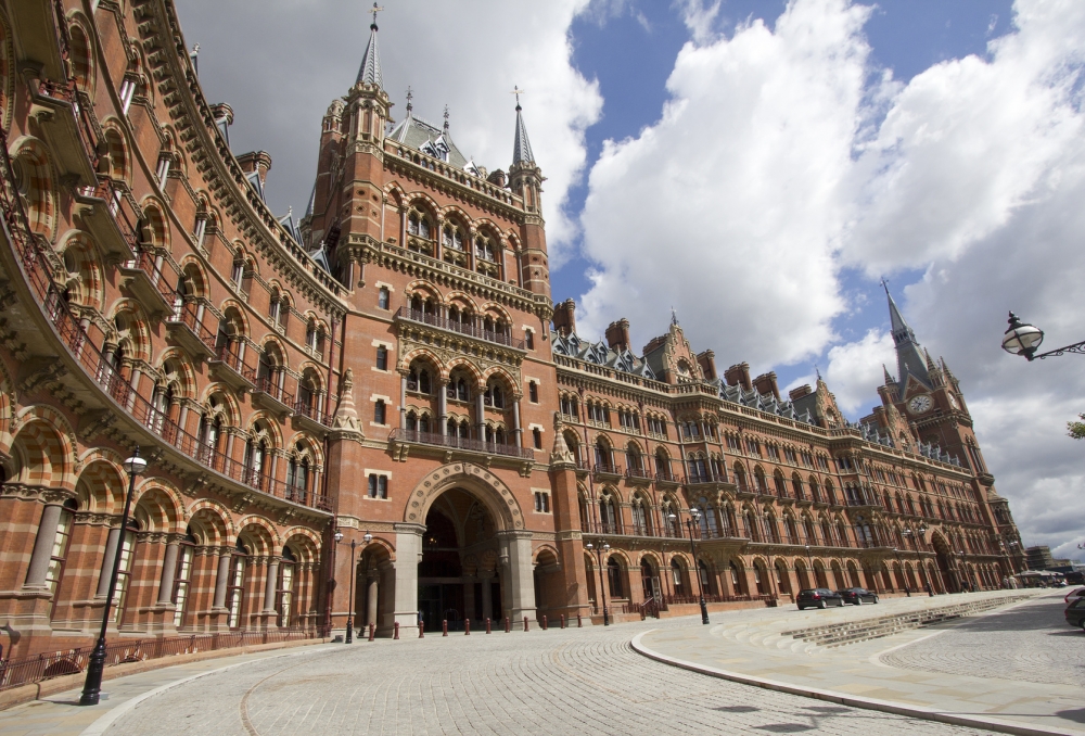 St. Pancras station in London, UK