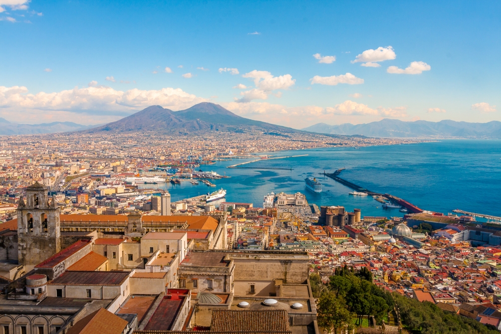 coastal view of Naples