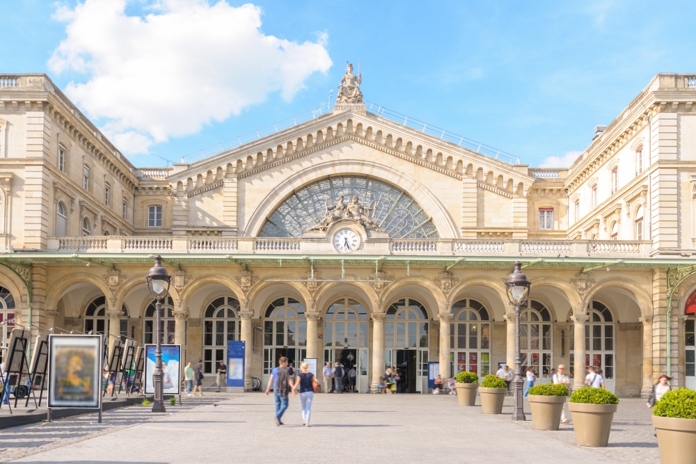 Paris Gare de l'Est Station The exterior of the Gare de l'Est station in Paris