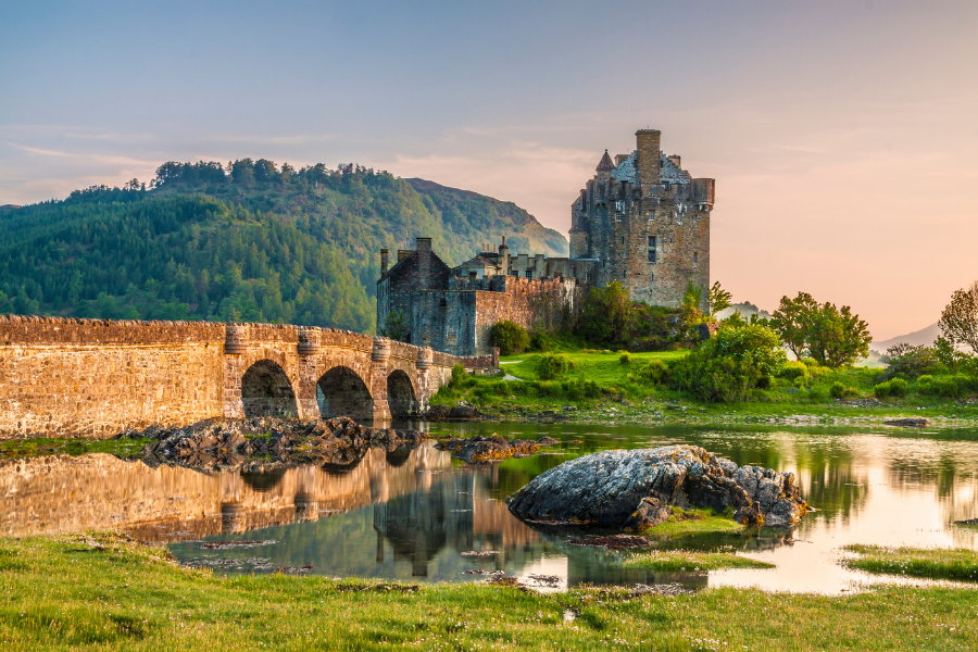 Loch Ness in the scottish Highlands