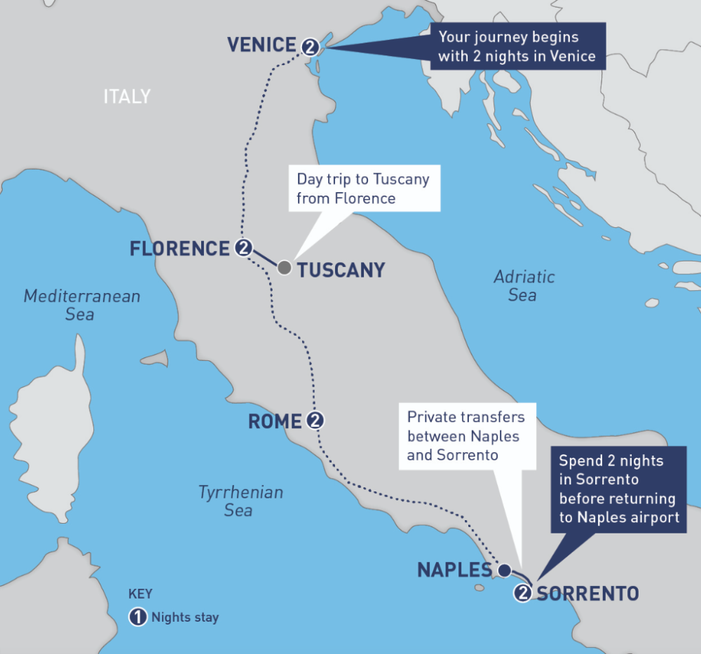 The Best of Italy and the Amalfi Coast with Railbookers